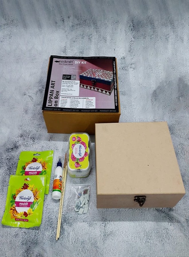 Penkraft Lippan Art on MDF Box DIY Kit | Free Video Tutorial - Image 2